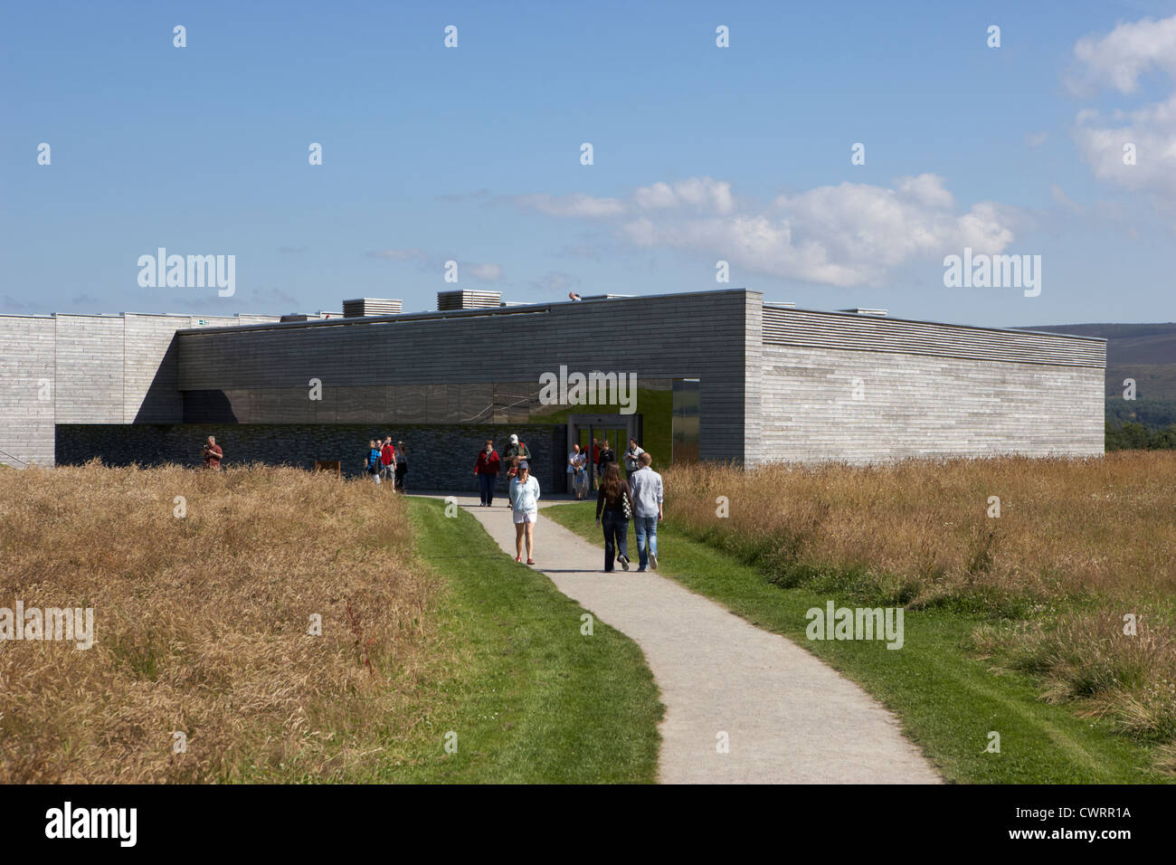 visitors centre at Culloden moor battlefield site highlands scotland