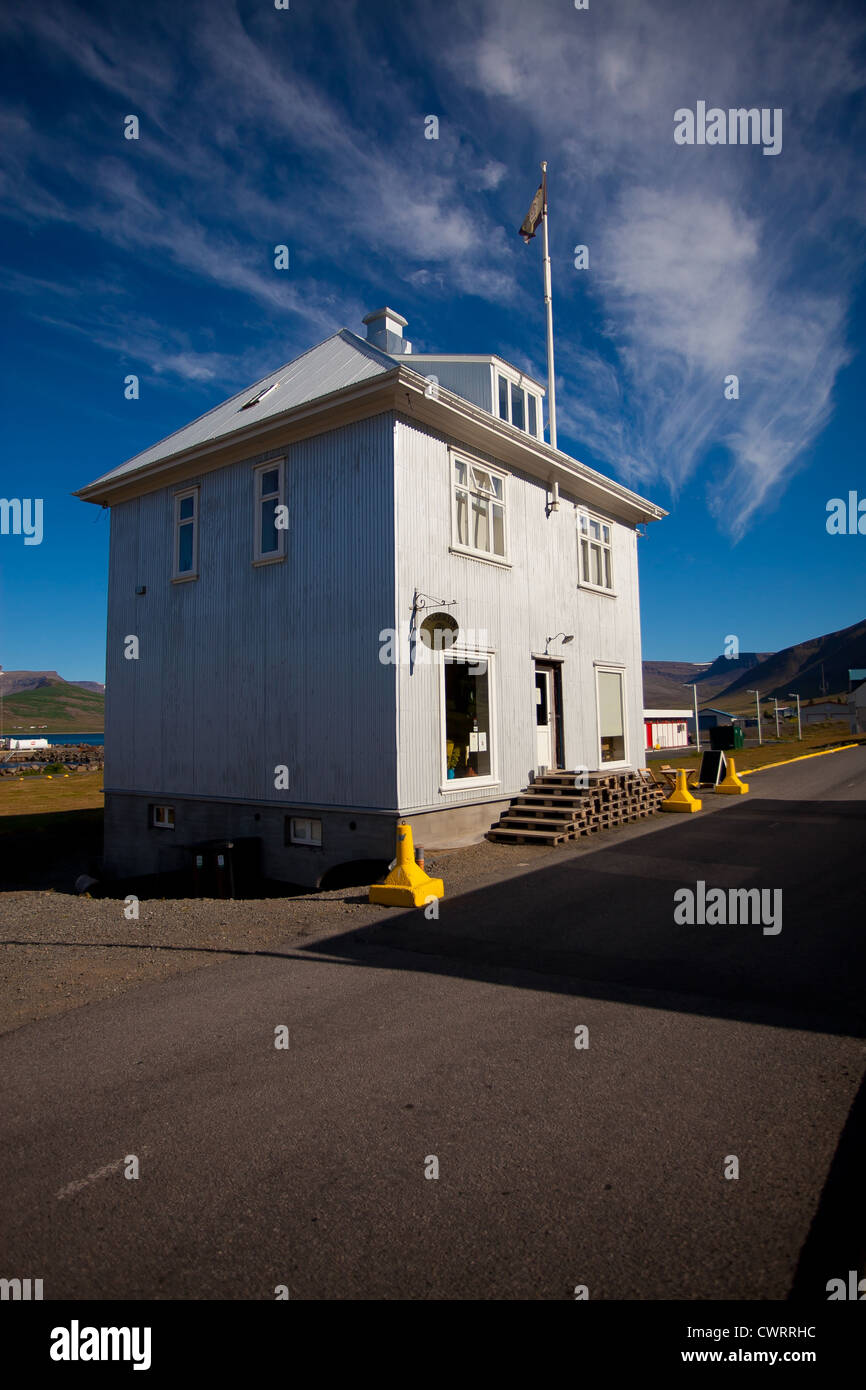 Old house in the countryside of Iceland, Westfjords region, Europe Stock Photo