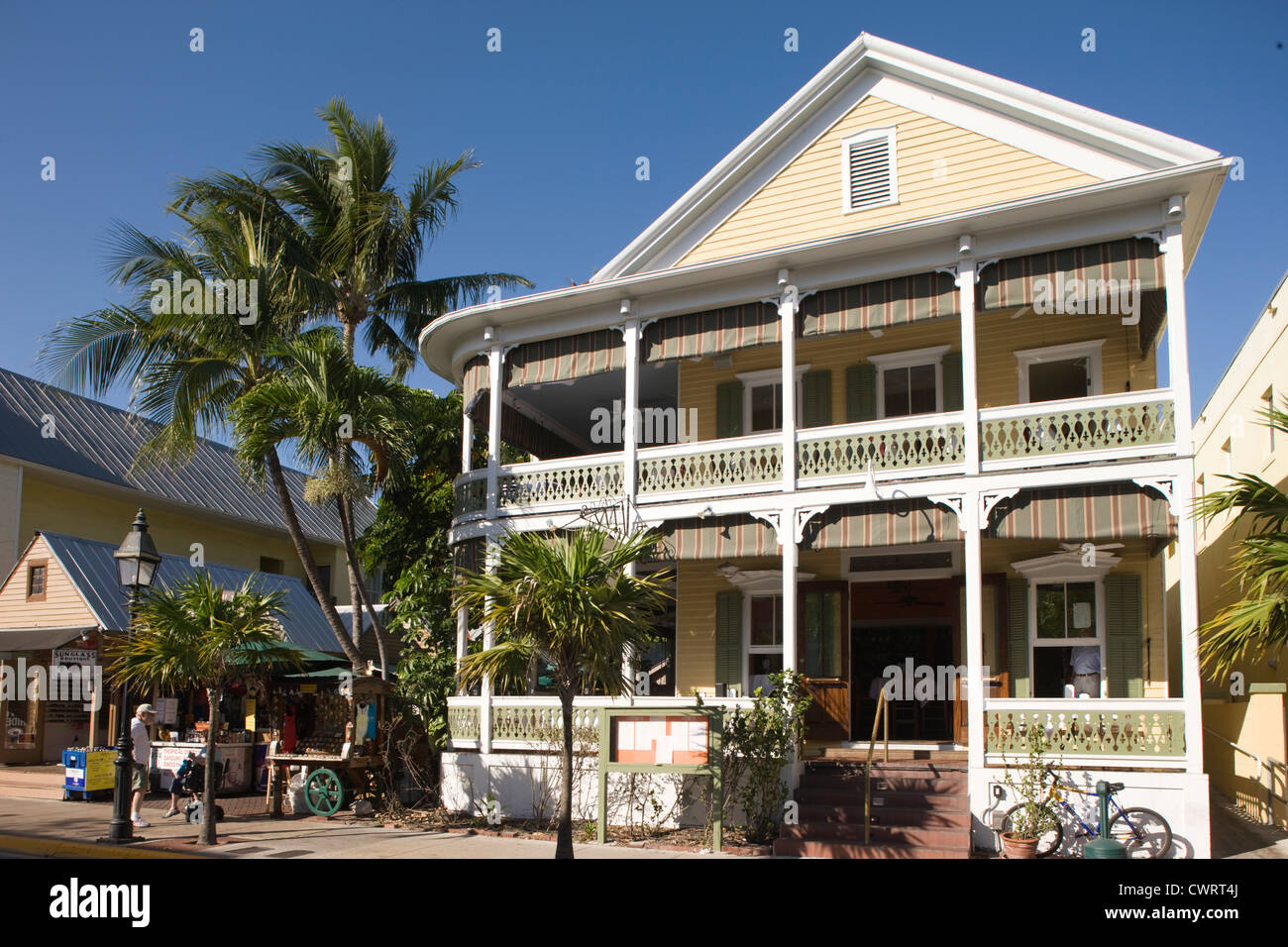 SHOPS DUVAL STREET OLD TOWN HISTORIC DISTRICT KEY WEST FLORIDA USA 