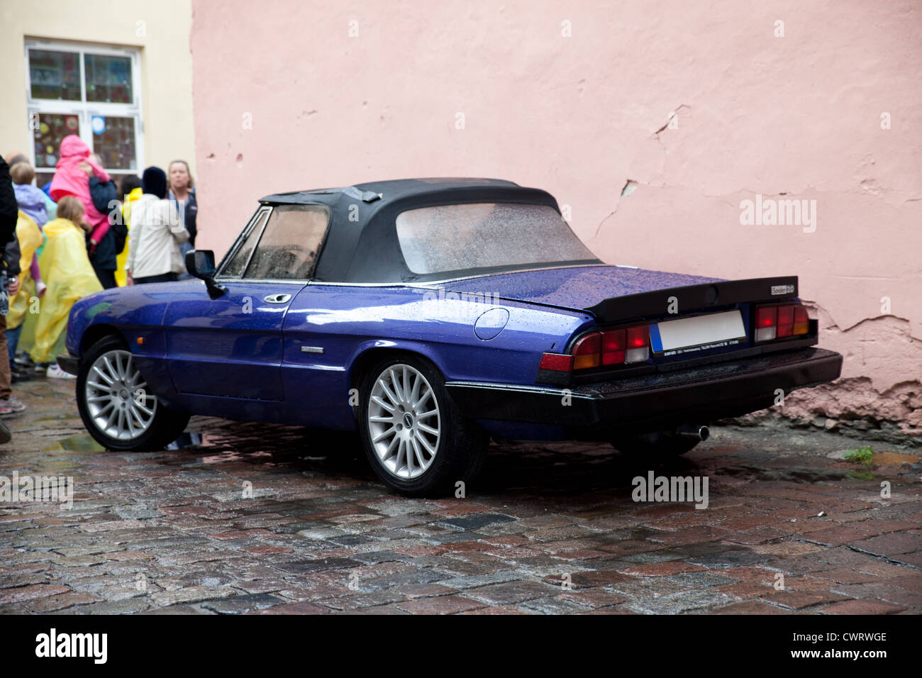 Legendary Italian sports car Alfa Romeo Spider Stock Photo Alamy