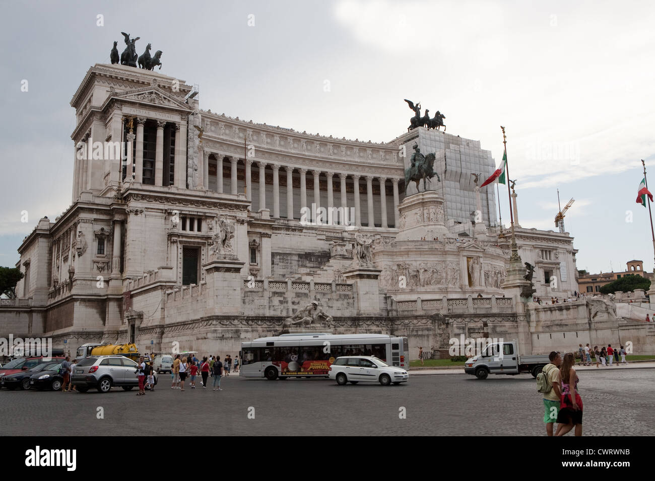 National Monument to Victor Emmanuel II nick named the Wedding Cake in Rome  Italy Stock Photo - Alamy