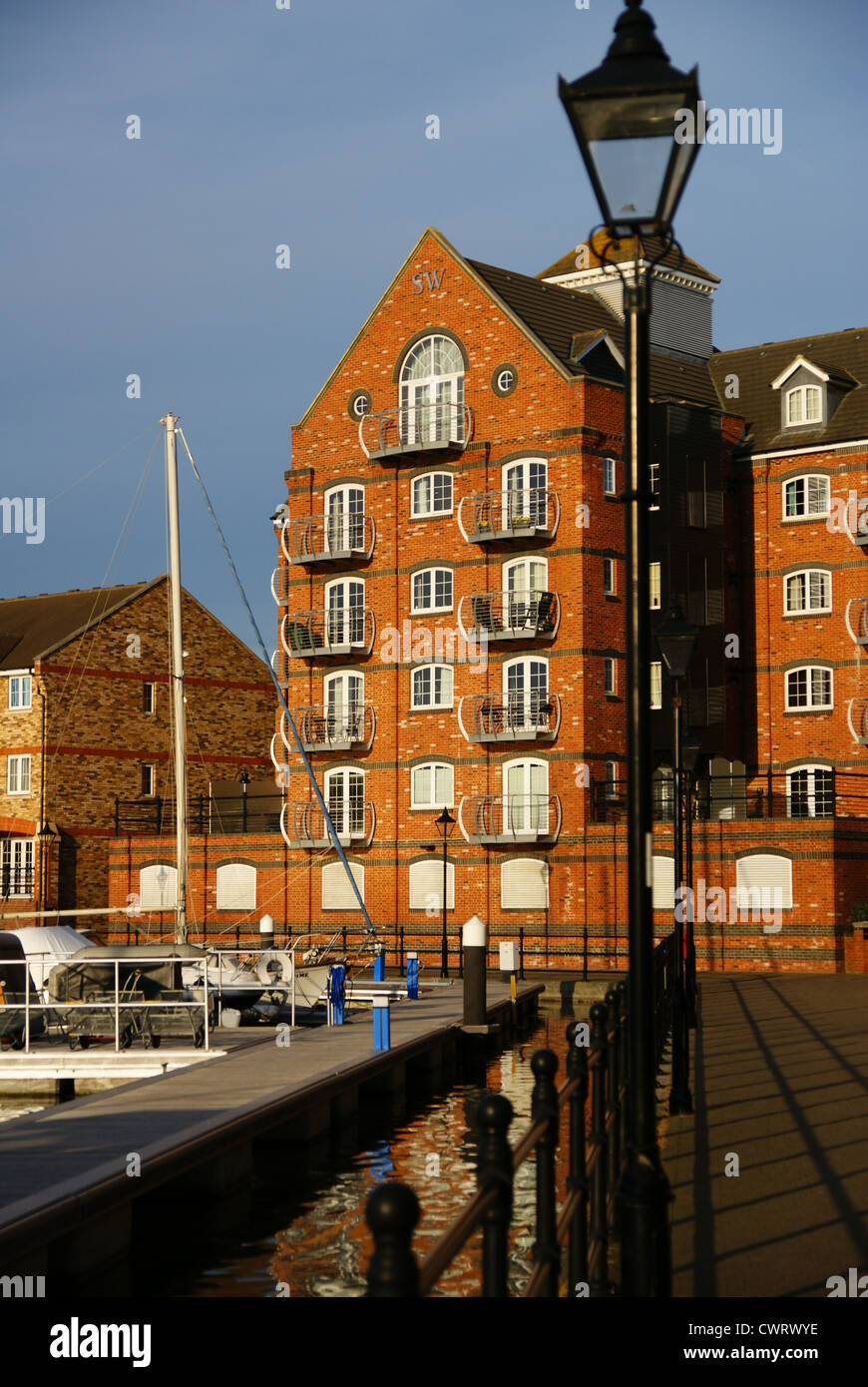 Sovereign Harbour and Marina in Eastbourne, East Sussex, England Stock