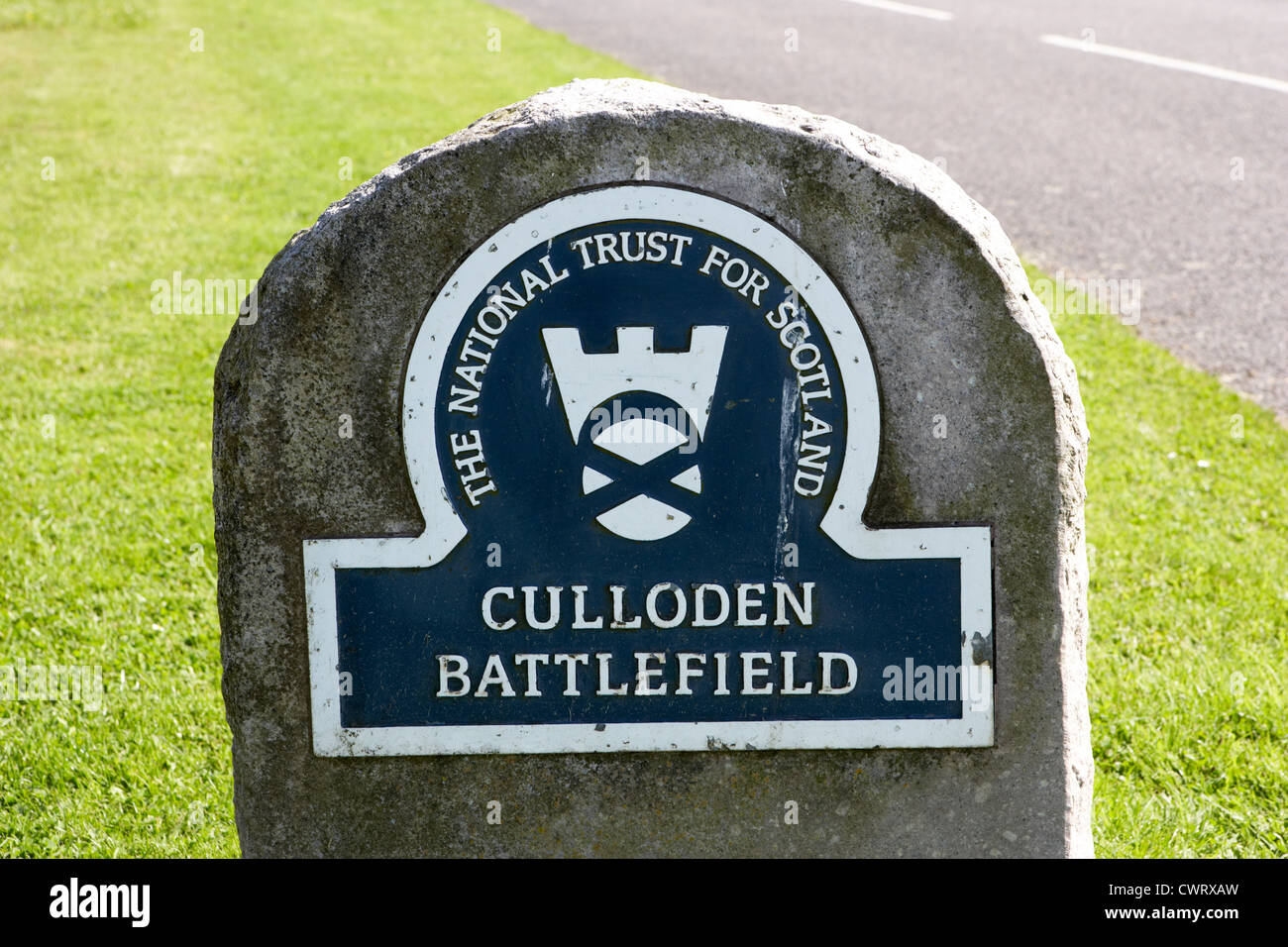 Culloden moor battlefield site highlands scotland Stock Photo