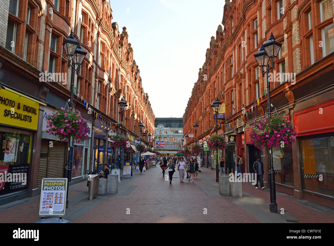 Queen Victoria Street, Reading, Berkshire, England, United Kingdom Stock Photo