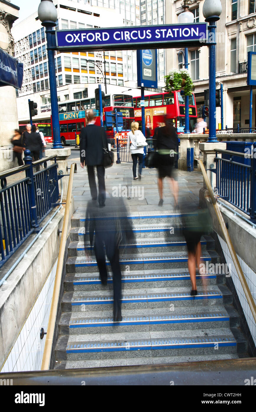 Oxford Circus Station Stock Photo Alamy