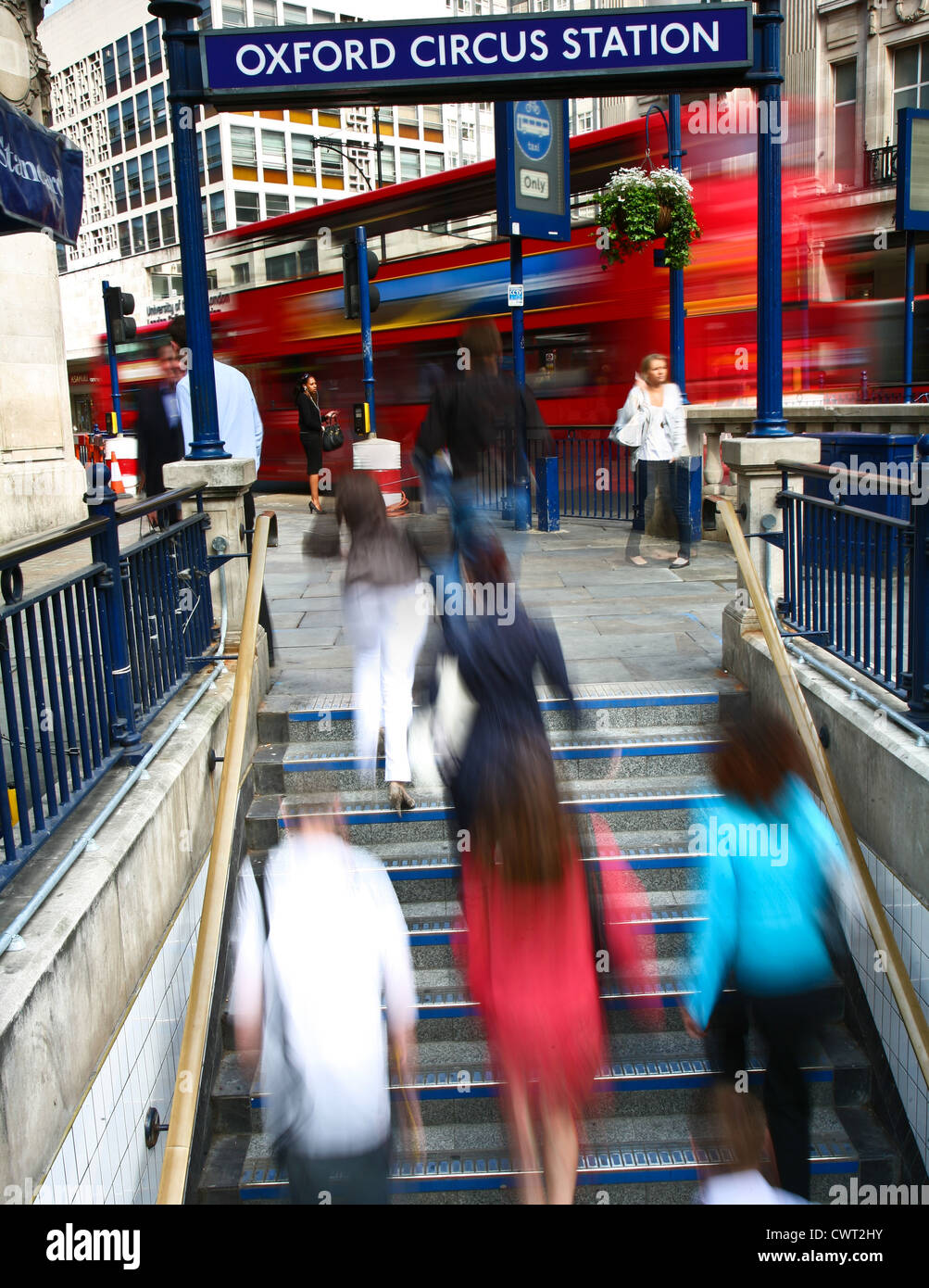Oxford Circus Station Stock Photo Alamy