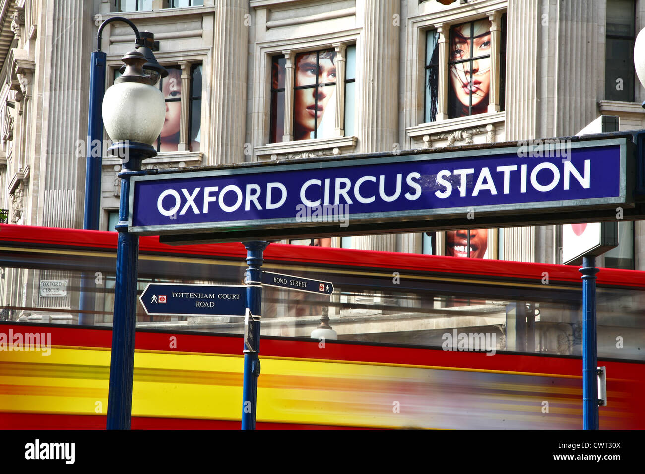 Oxford Circus Station Stock Photo Alamy