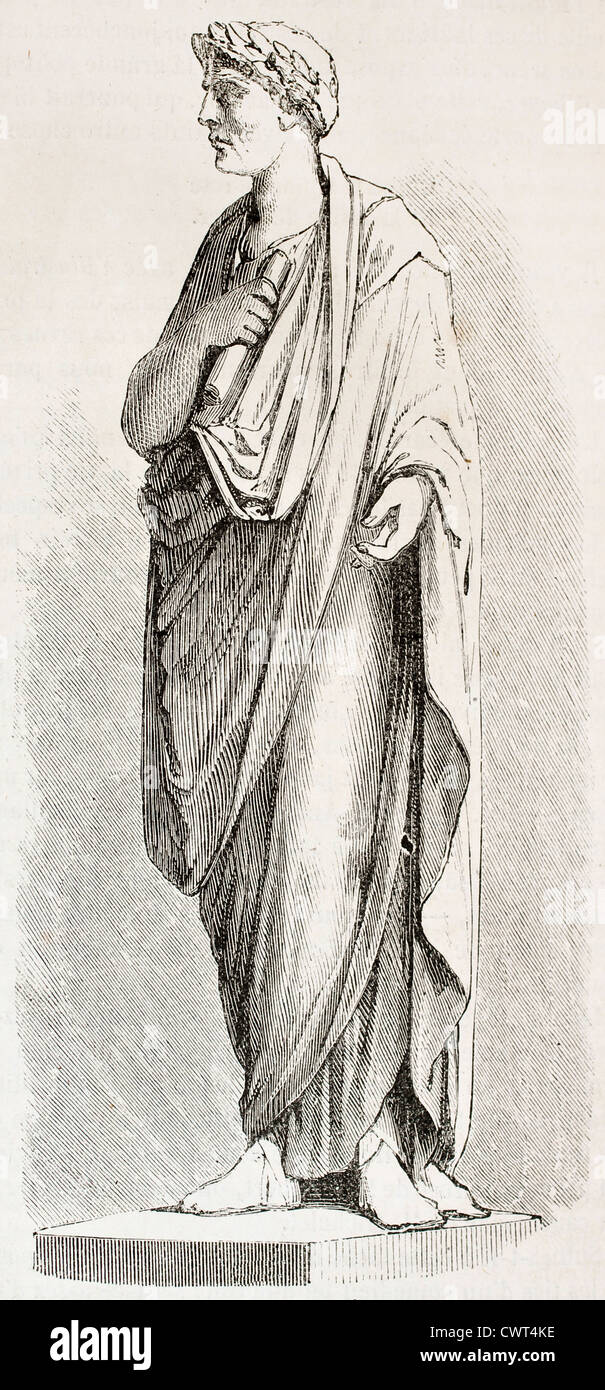 Gaius Julius Caesar statue Stock Photo
