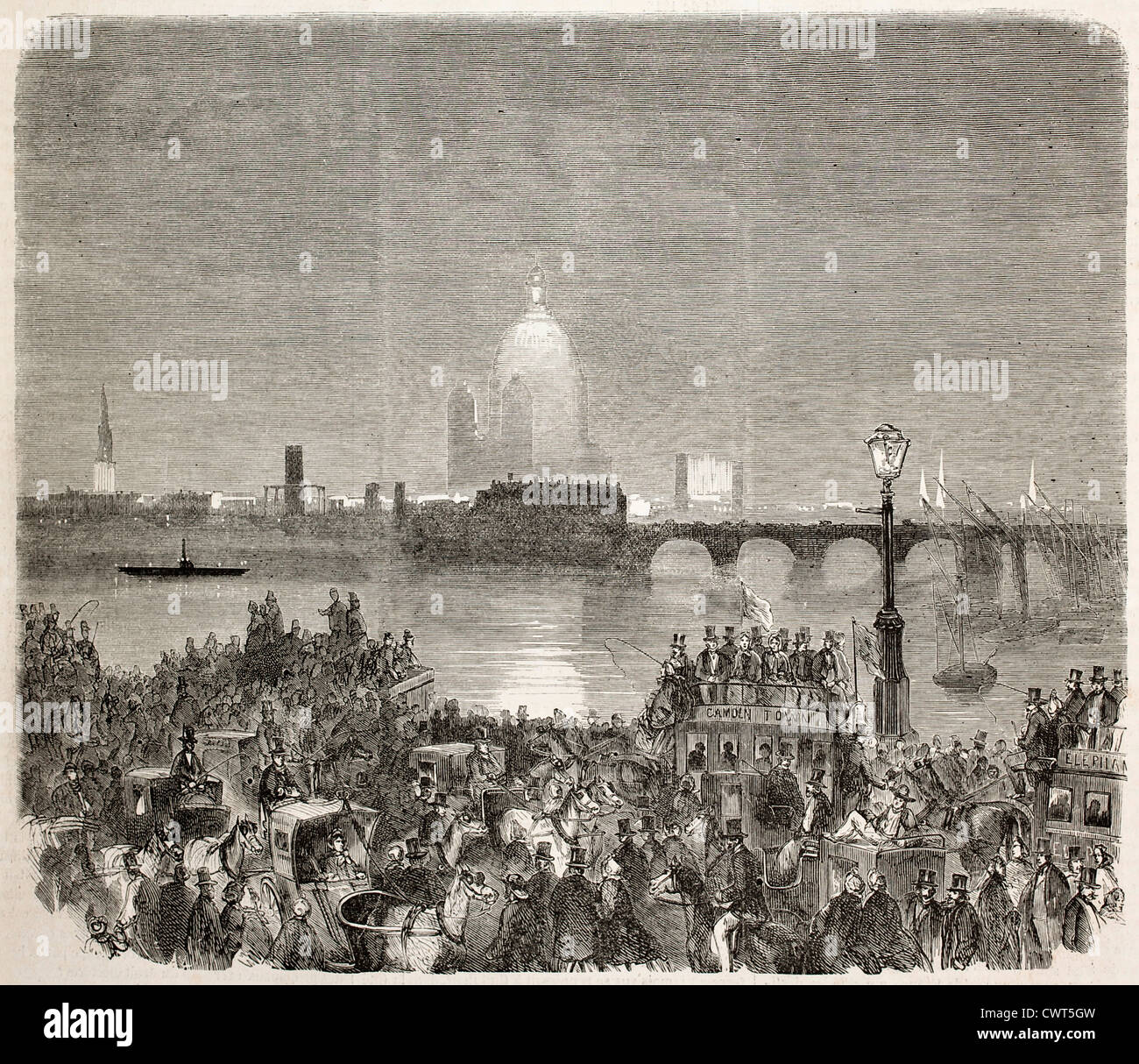 Prince of Wales wedding Stock Photo