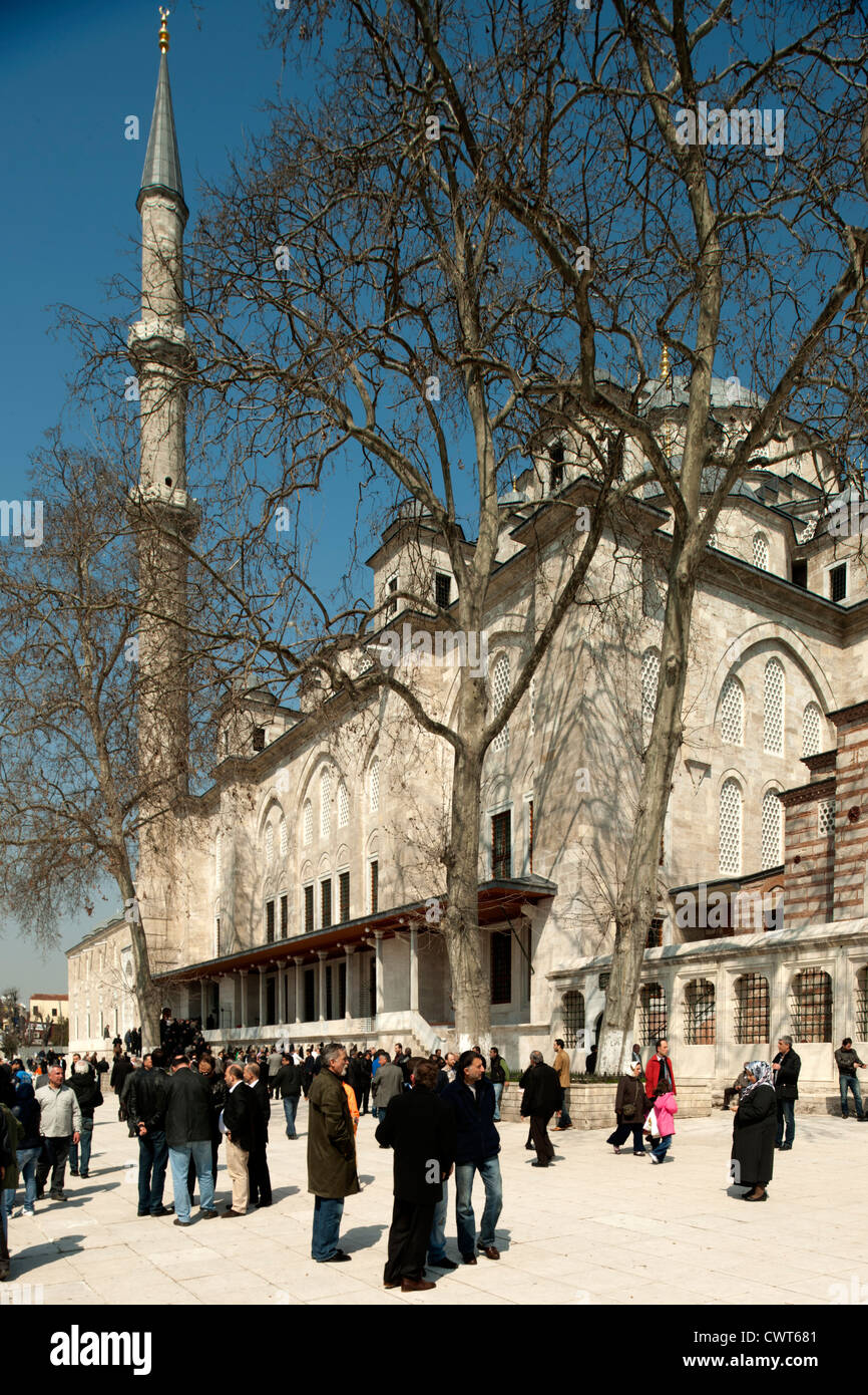 Türkei, Istanbul, Fatih -Moschee (Eroberer-Moschee), ist eine Moschee im Istanbuler Stadtteil Fatih Stock Photo