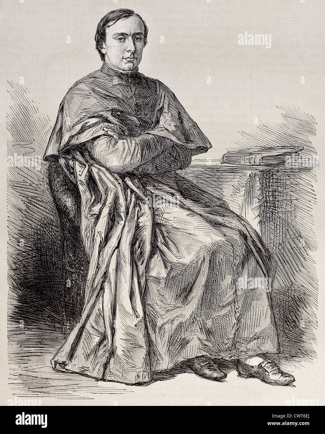 Lucien Louis Joseph Napoleon Cardinal Bonaparte Stock Photo
