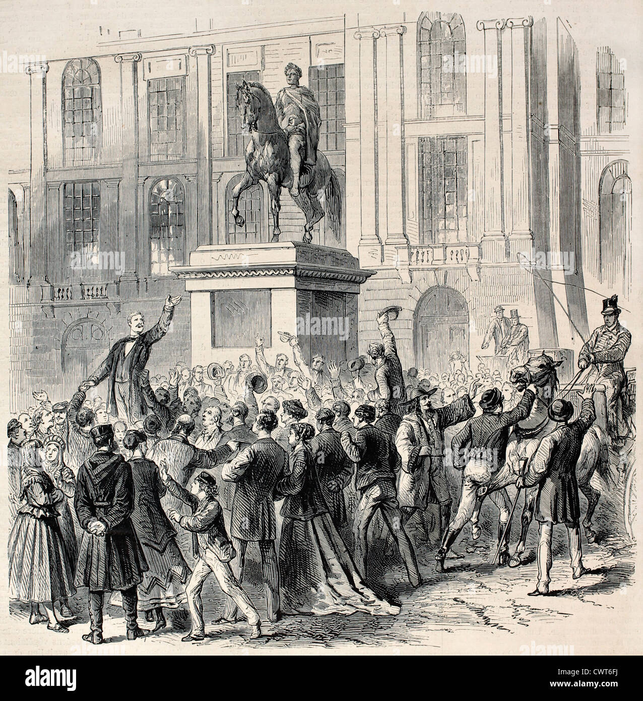 Popular demonstration in occasion of vote for civil marriage, Vienn Stock Photo