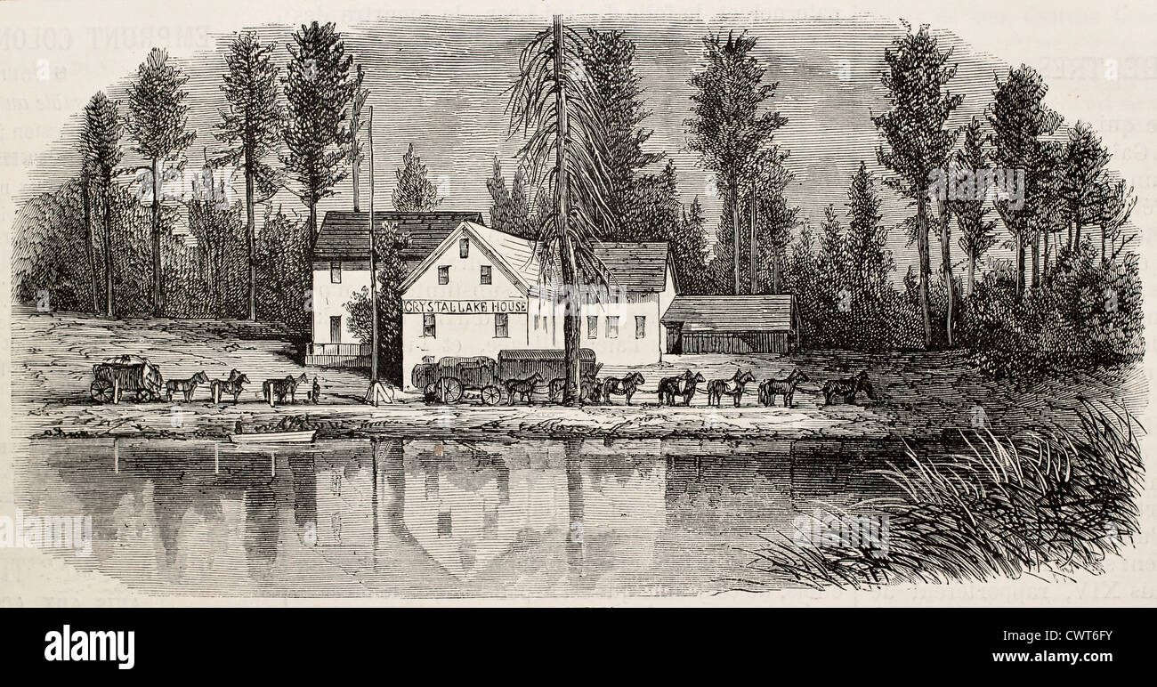 Crystal lake Stock Photo