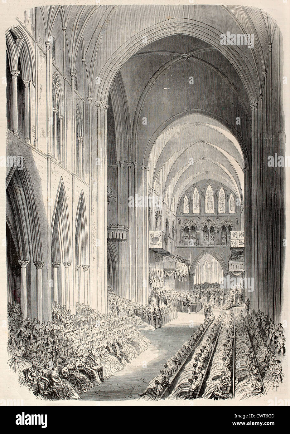 Prince of Wales investiture Stock Photo