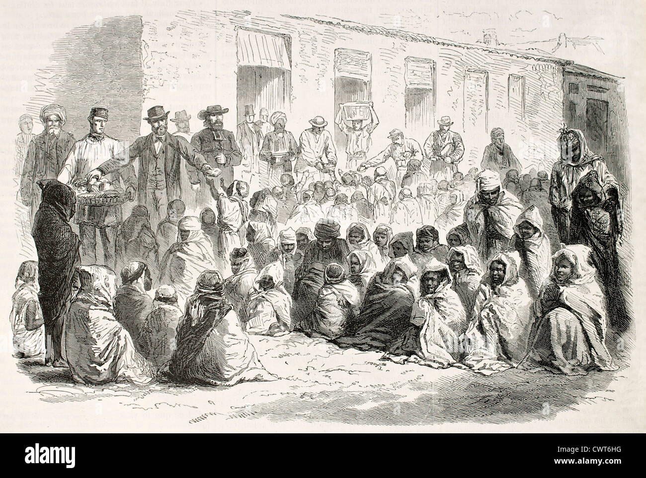 Illustration poverty colonial hi-res stock photography and images - Alamy
