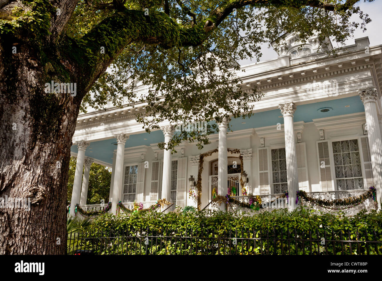 The Magnolia Mansion, Garden District, New Orleans, Louisiana Stock Photo