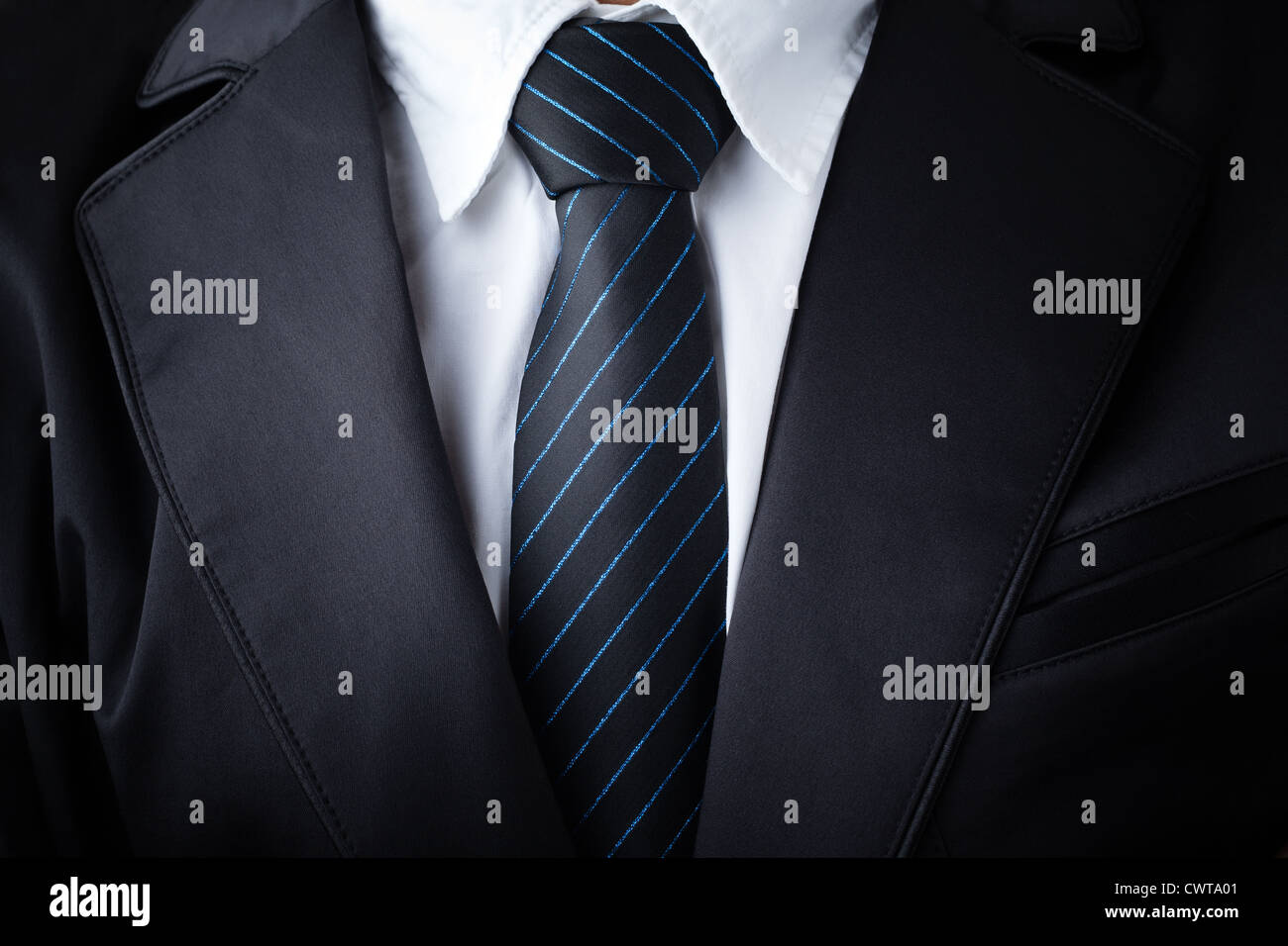 Closeup businessman suit and tie Stock Photo - Alamy