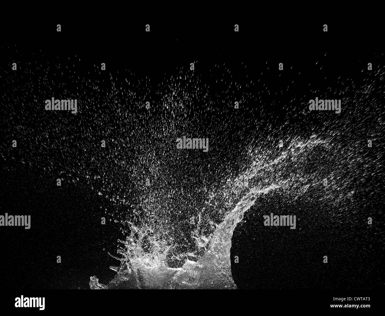 Water splashes Black and White Stock Photos & Images - Alamy