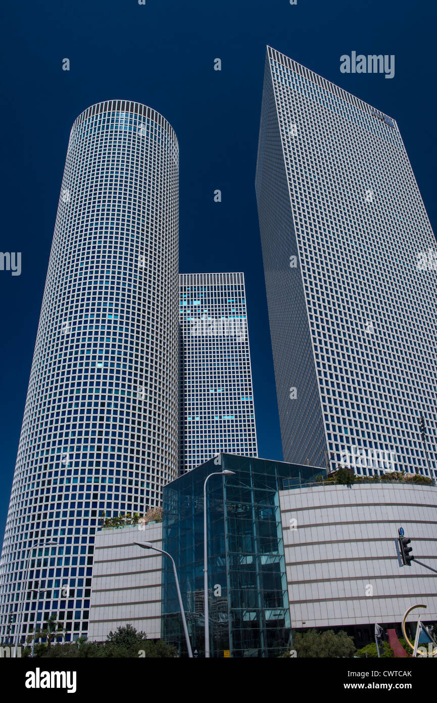 The Azrieli towers in Tel Aviv Israel Stock Photo - Alamy
