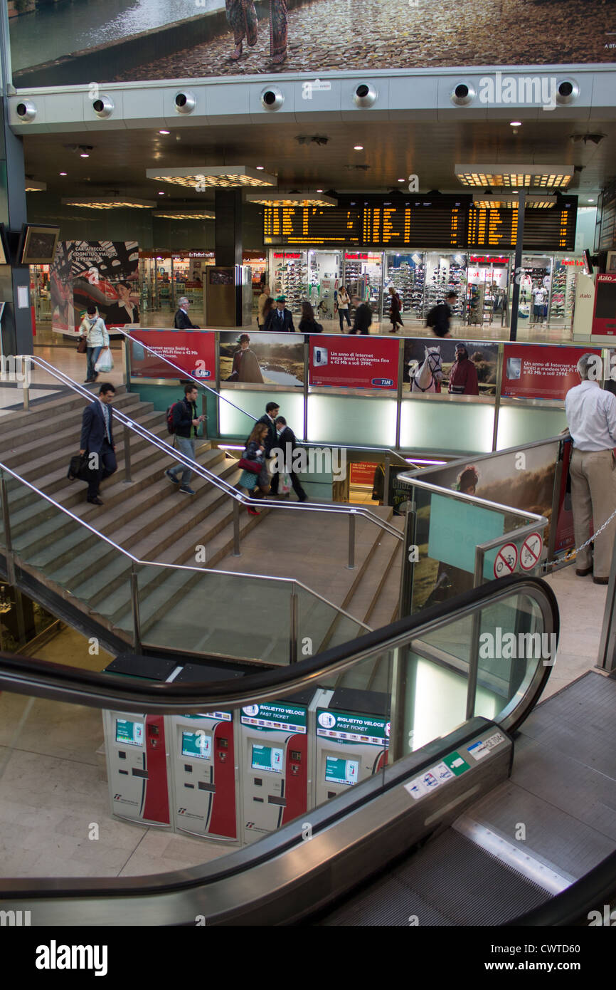 Italy, Lombardy, Milan, Porta Garibaldi railway station Stock Photo