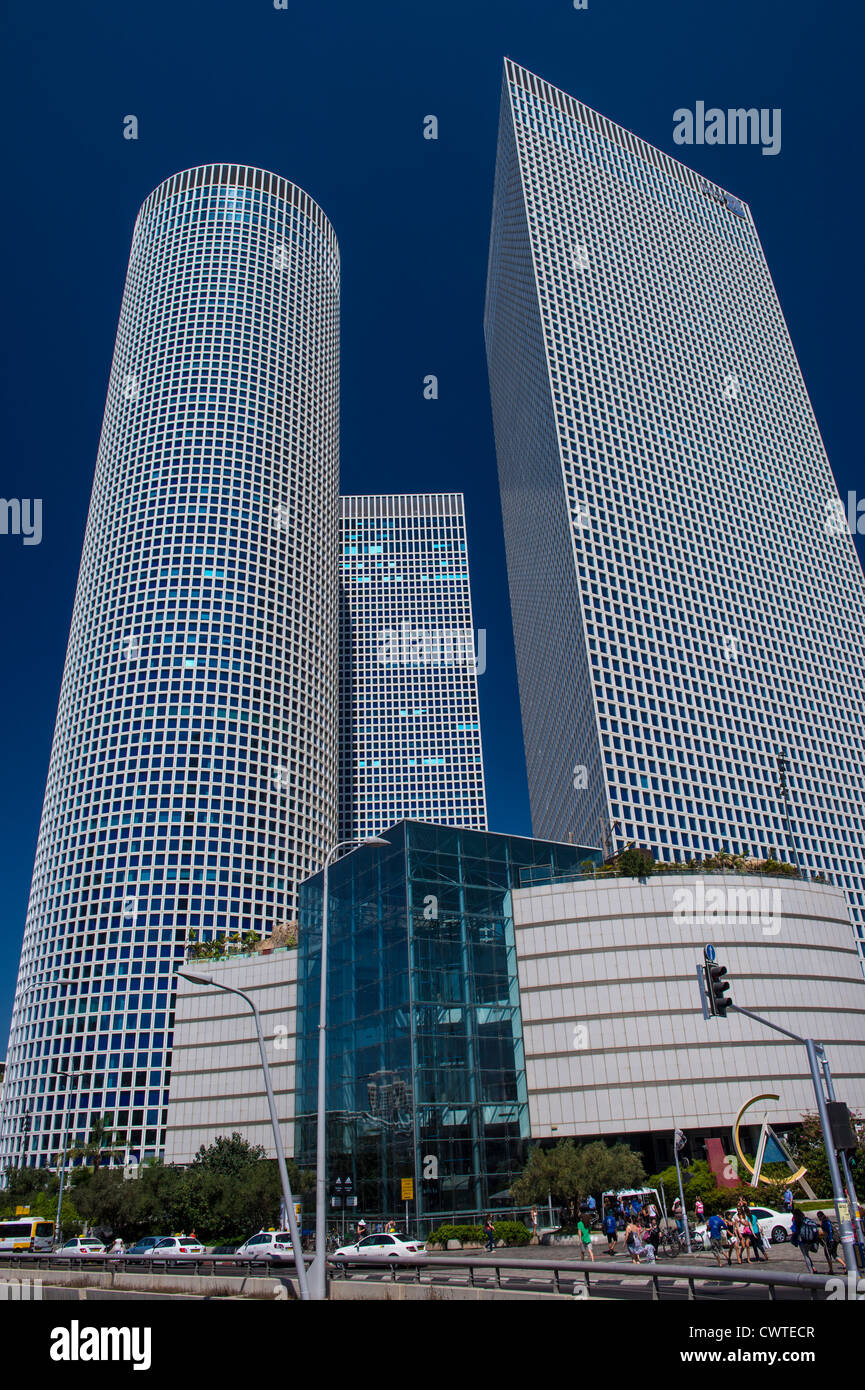 The Azrieli towers in Tel Aviv Israel Stock Photo - Alamy