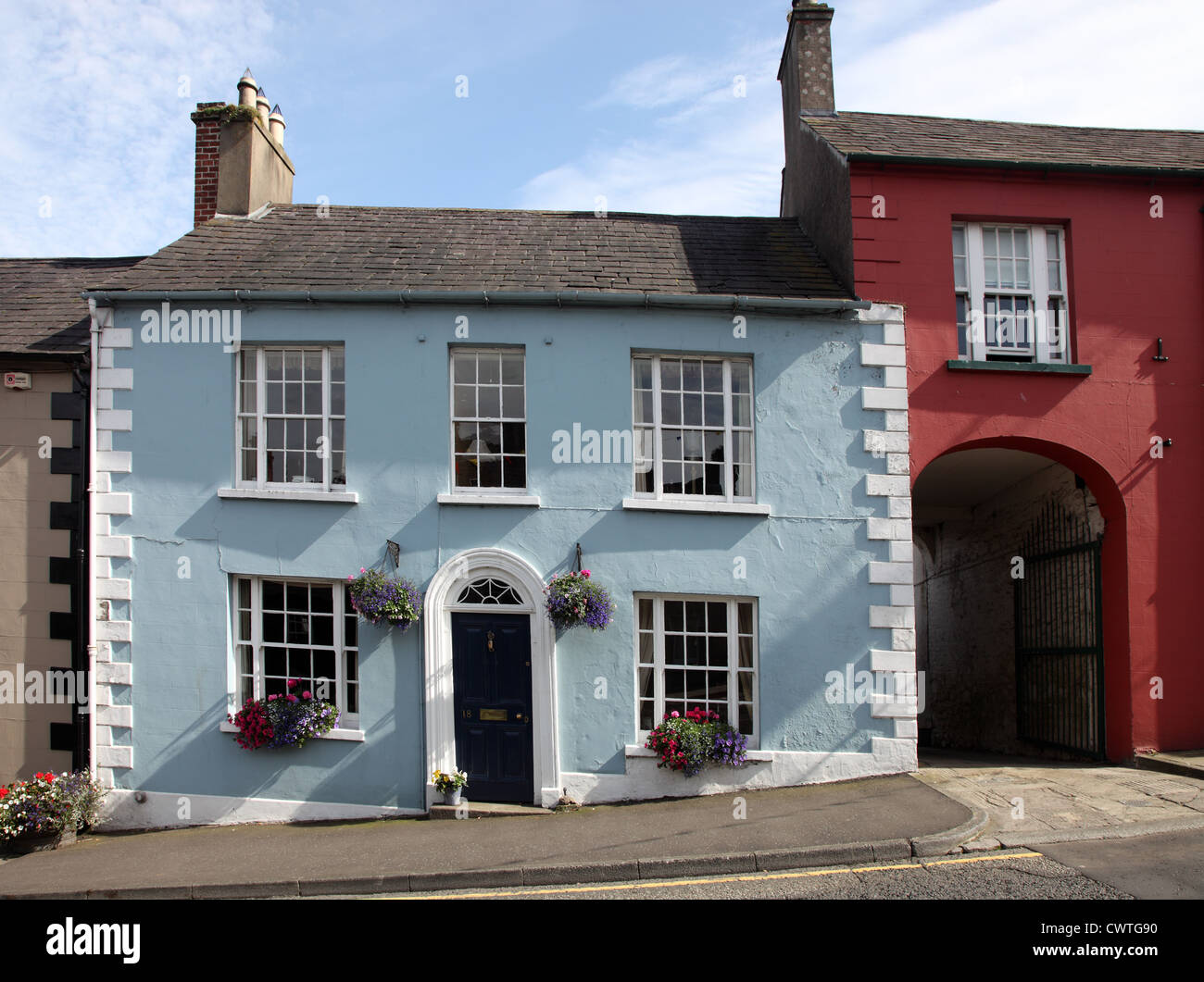 house in Main Street in the small town of Hillsborough, Co