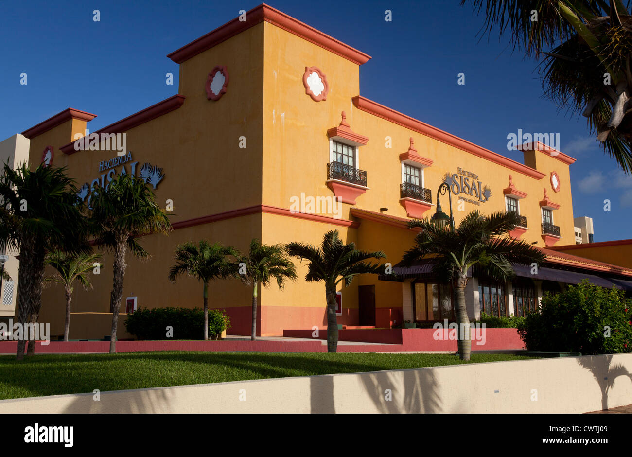 Hacienda Sisal Mexican Grill Restaurant, Cancun, Mexico Stock Photo Alamy