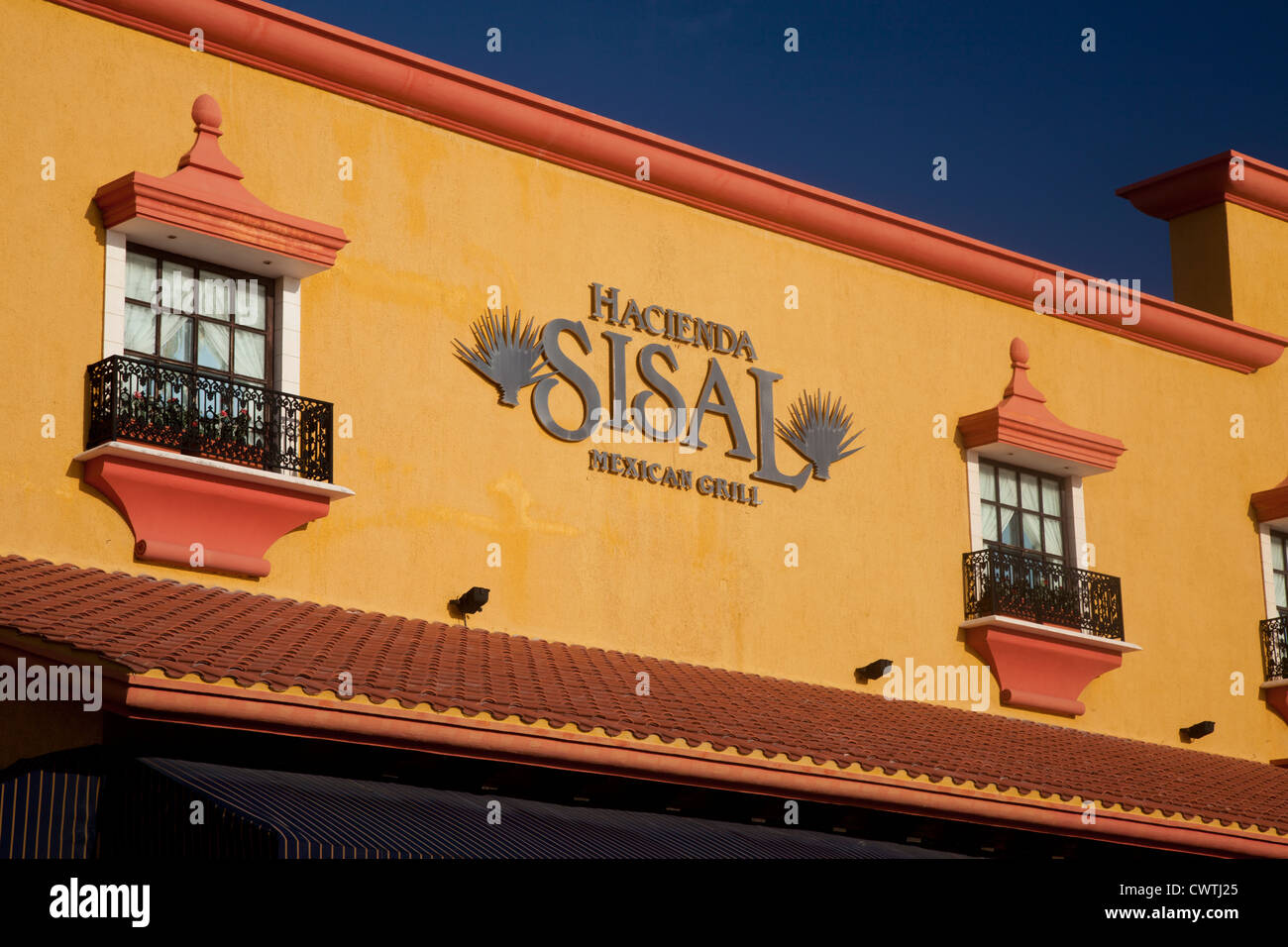 Hacienda Sisal Mexican Grill Restaurant, Cancun, Mexico Stock Photo Alamy