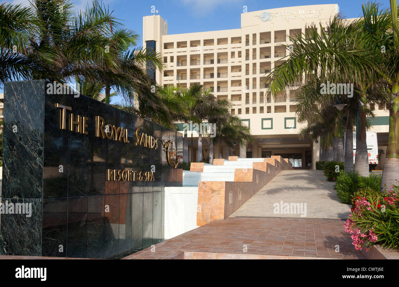 The Royal Sands Hotel & Spa Cancun, Mexico Stock Photo