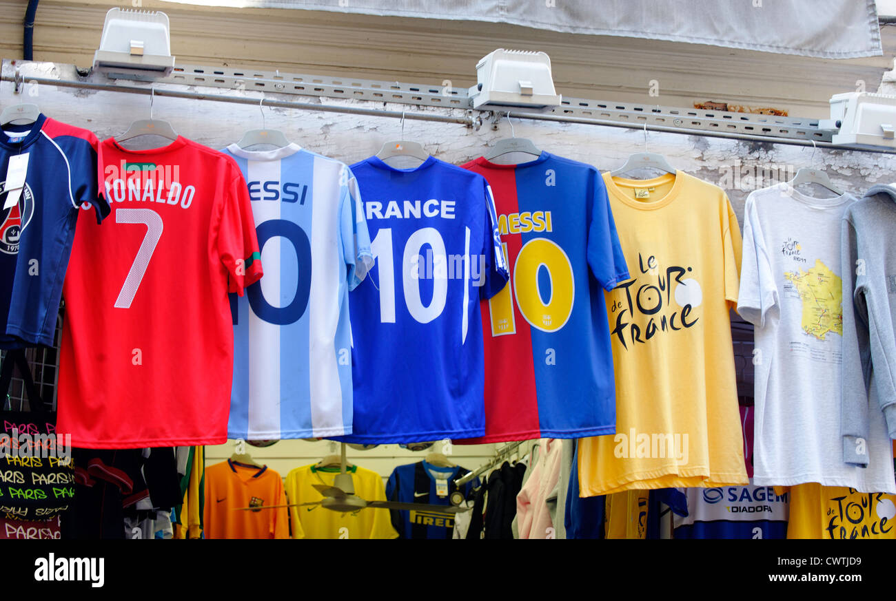 Replica football shirts hi-res stock photography and images - Alamy