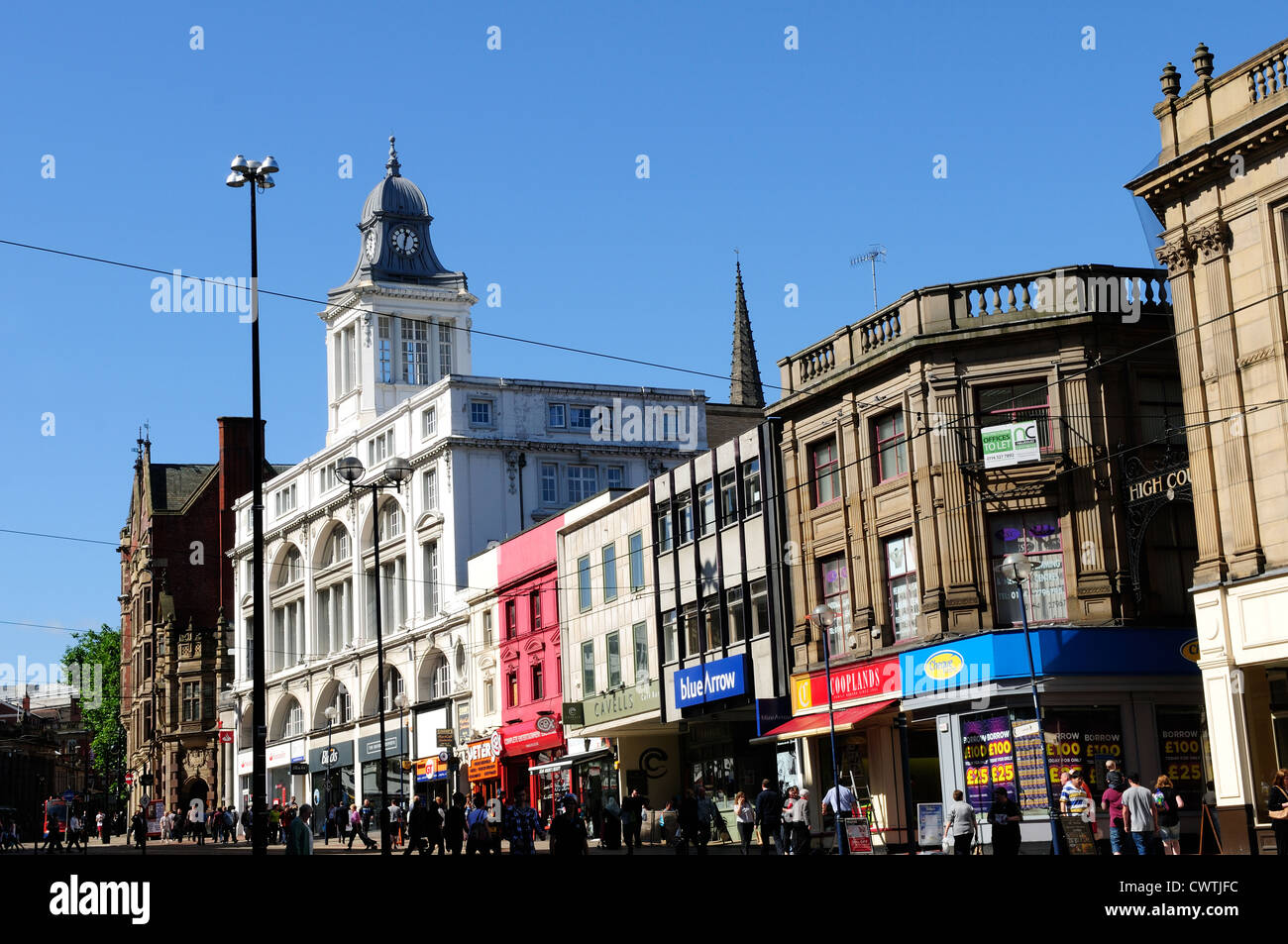 Sheffield city center hires stock photography and images Alamy