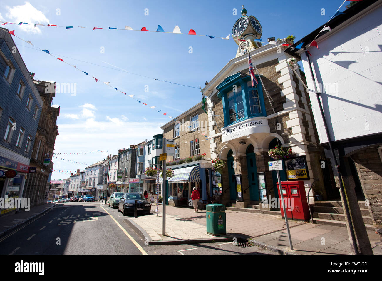 Kingsbridge town hall and Reel Cinema, Fore Street, Kingsbridge, Devon