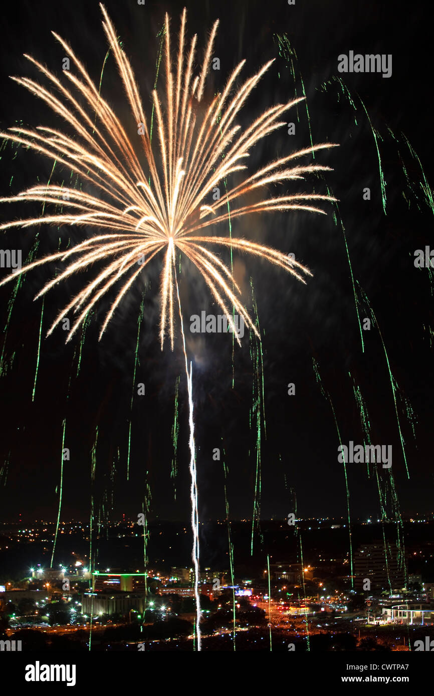 4th of july live fireworks austin