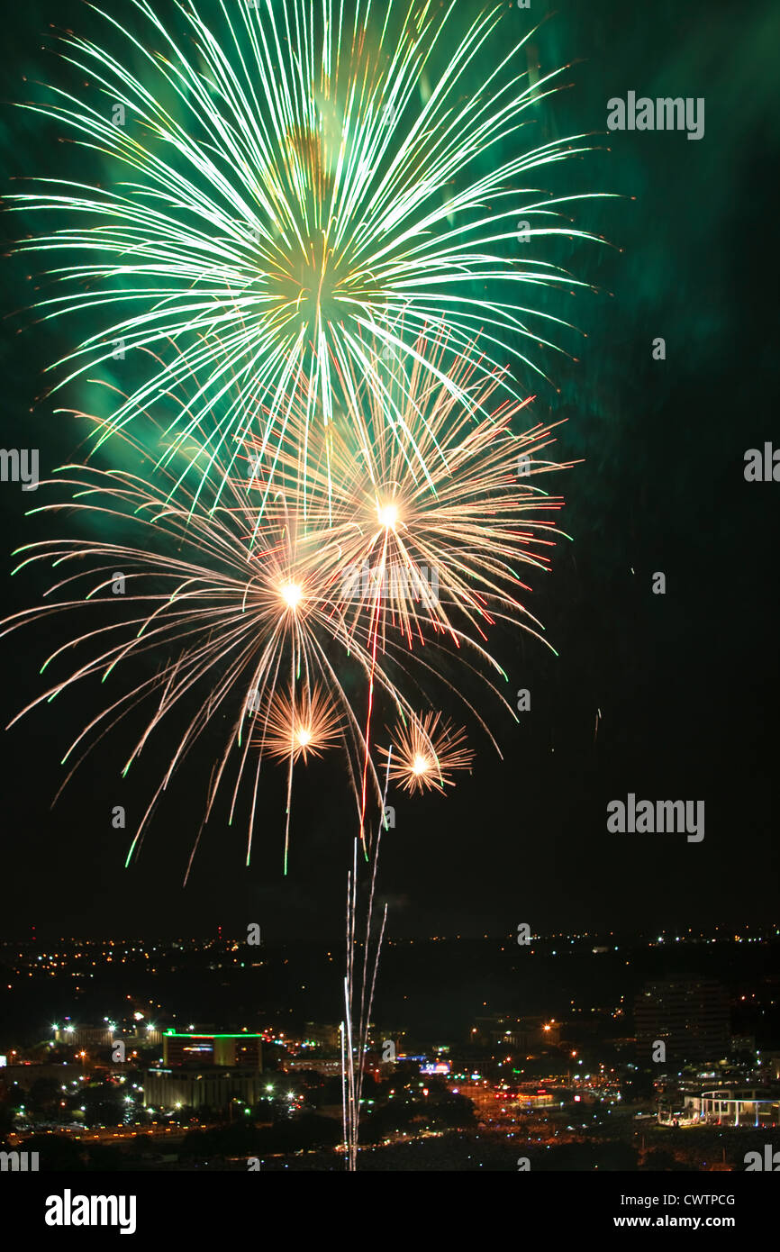 4th of july fireworks show in austin texas