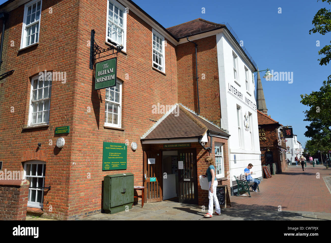 Egham High Street Surrey High Resolution Stock Photography and Images