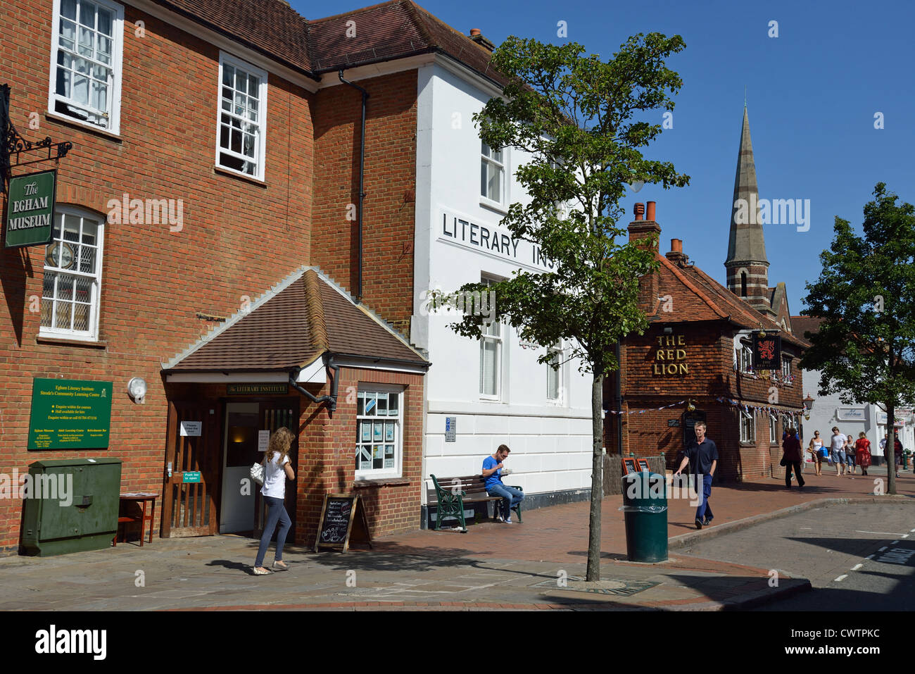 Egham town centre high street hires stock photography and images Alamy