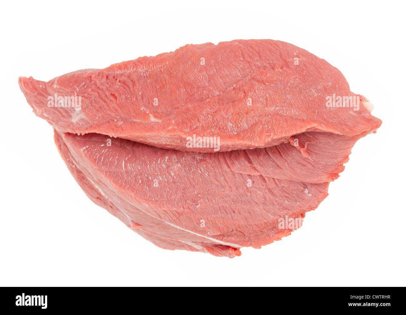 Piece of raw beef Stock Photo