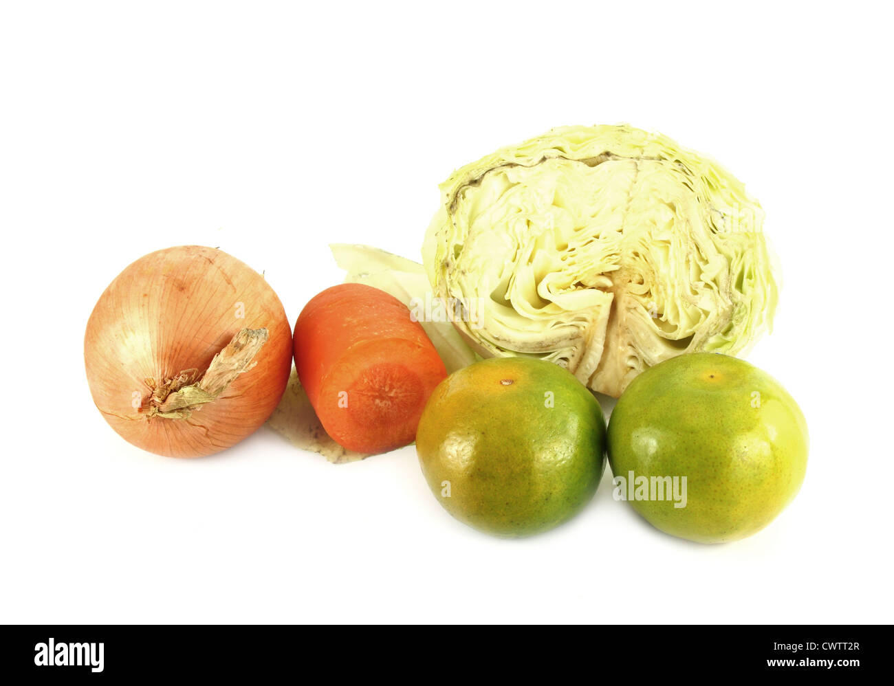 orange, onion, carrot and cabbage Stock Photo Alamy