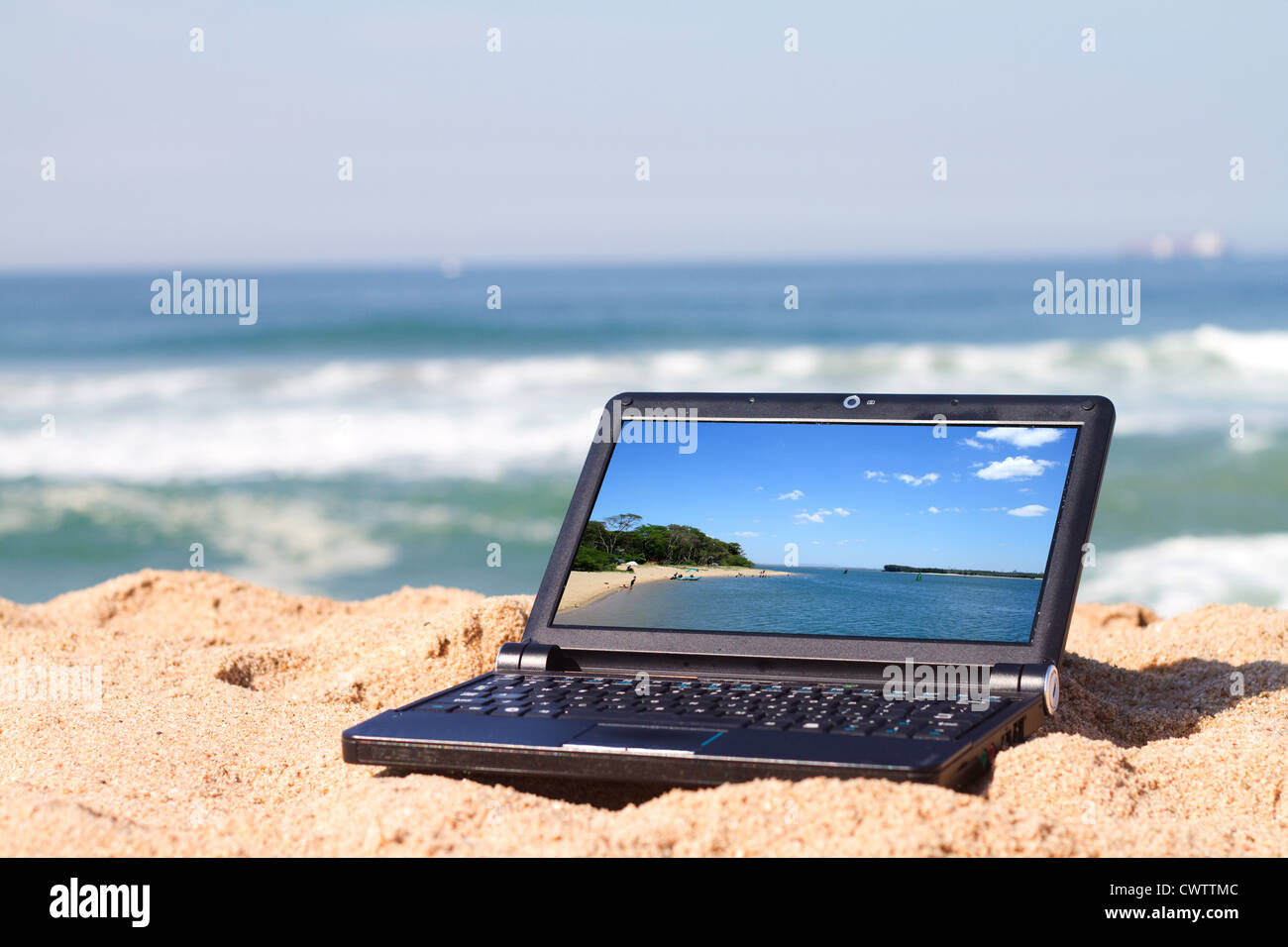 Beach screen saver computer hi-res stock photography and images - Alamy