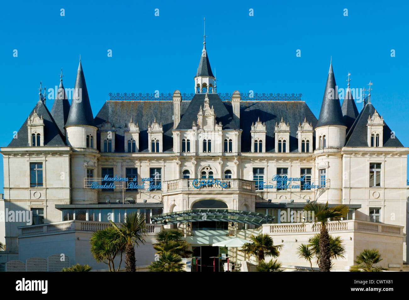 The Casino Of Arcachon, Gironde, Aquitaine, France Stock Photo