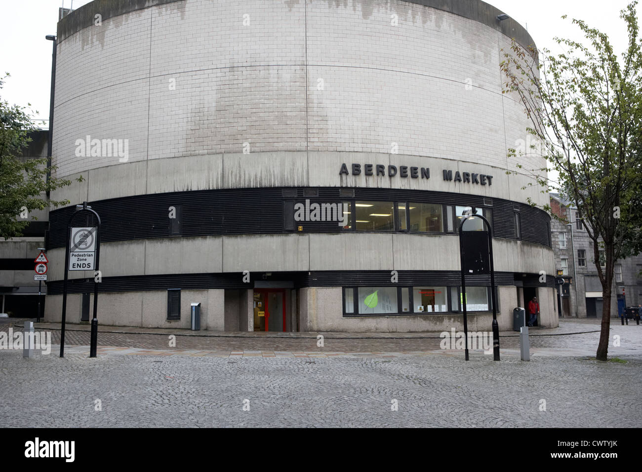 aberdeen market hall scotland uk Stock Photo