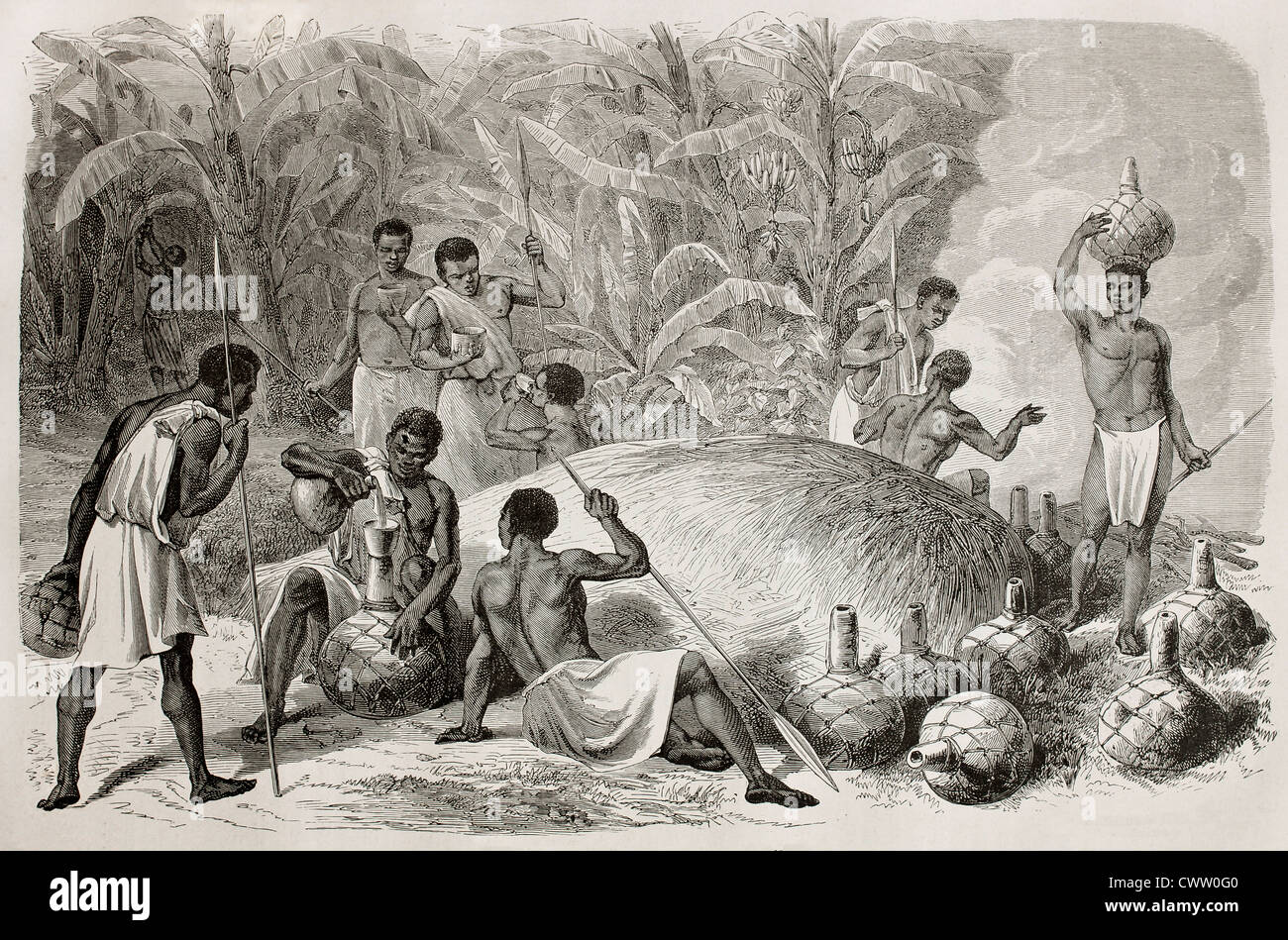 Africa millet beer hires stock photography and images Alamy