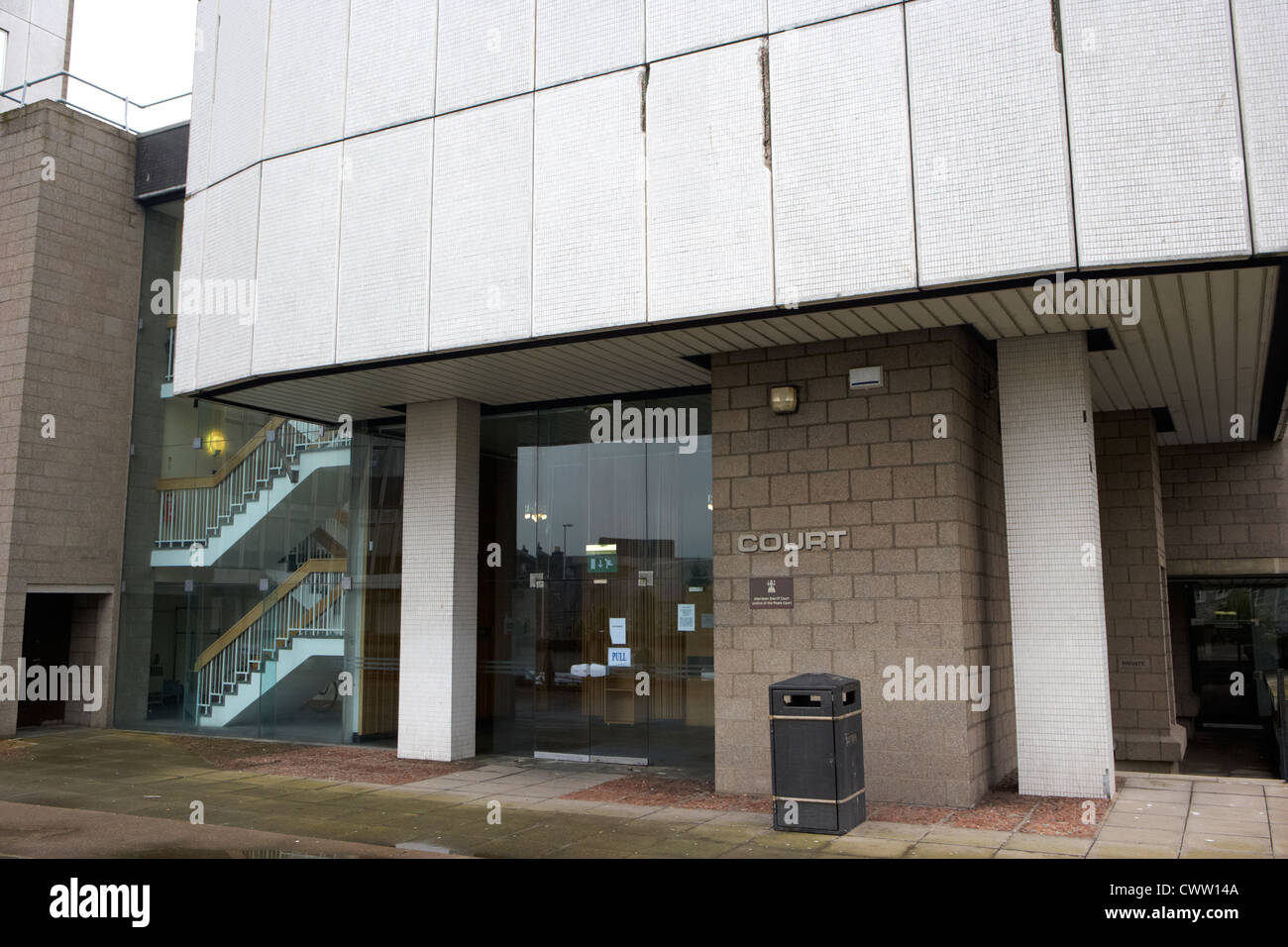 aberdeen sheriff court and justice of the peace court scotland uk Stock