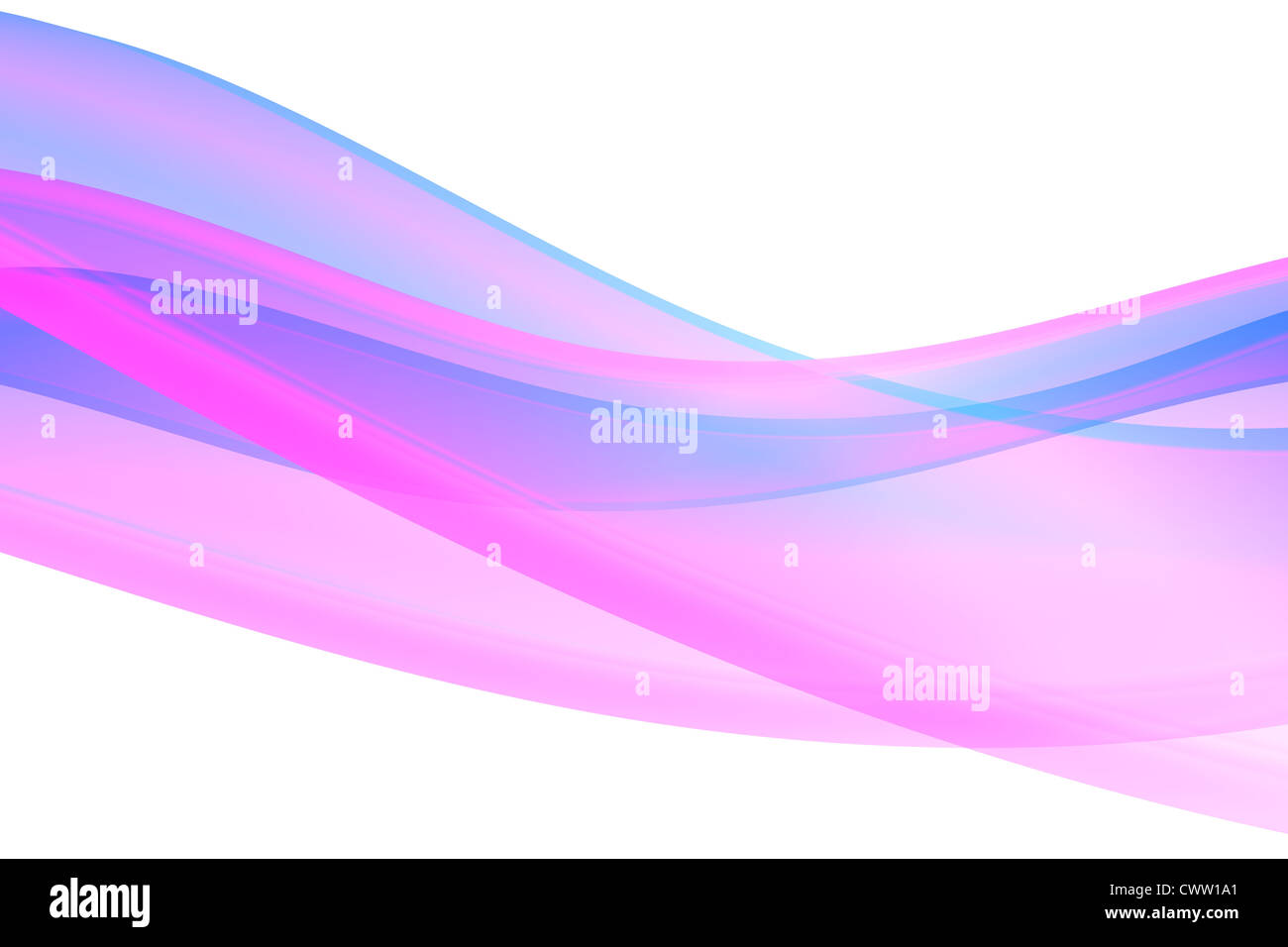 Abstract 3d lines and waves Stock Photo - Alamy