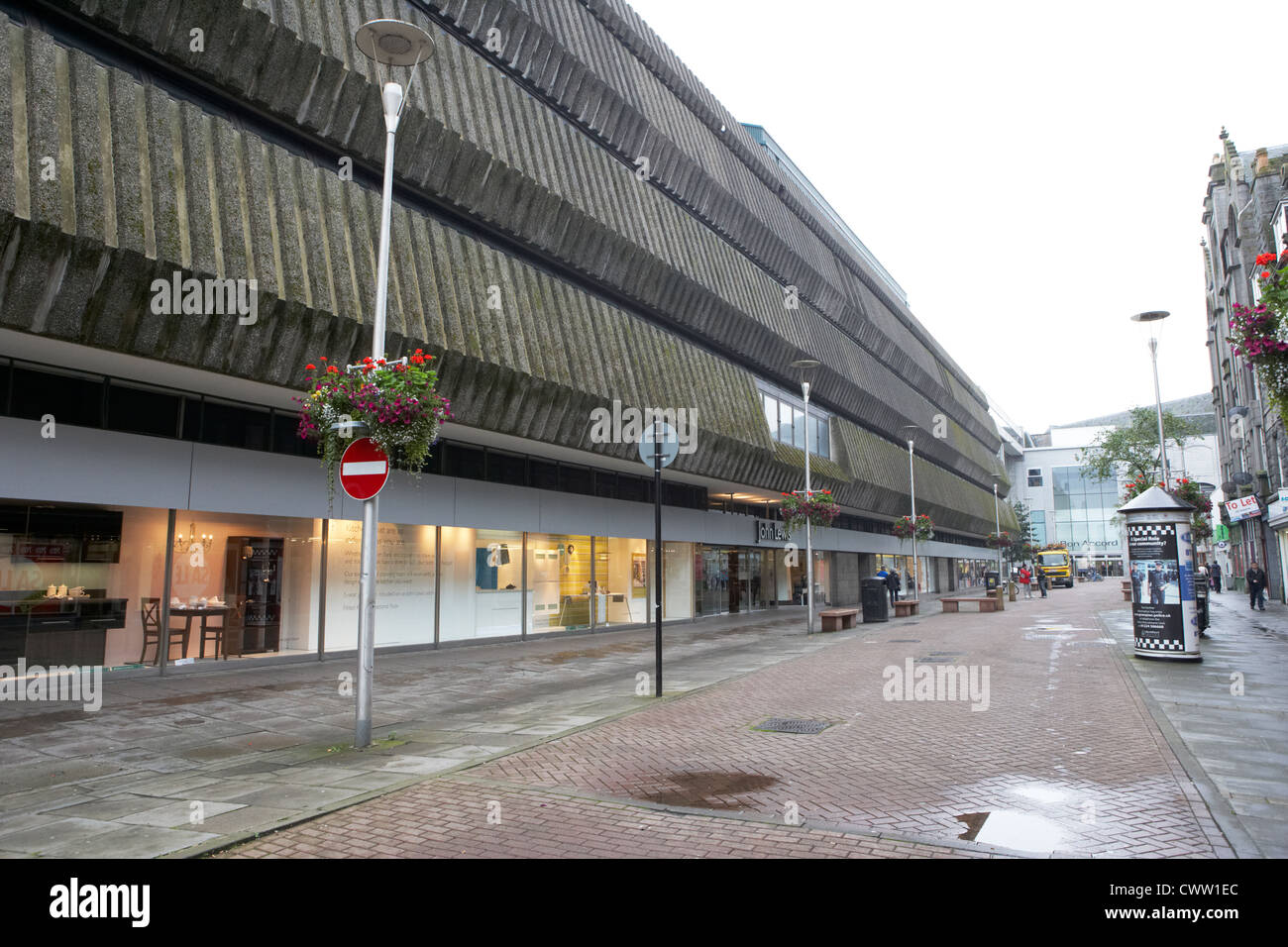 john lewis store in the bon accord shopping centre aberdeen scotland uk