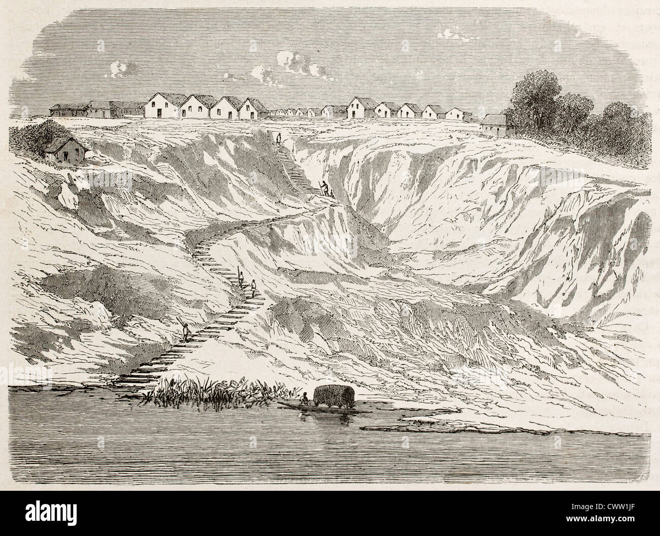 Sao Paulo de Olivenca old view, Brazil Stock Photo Alamy