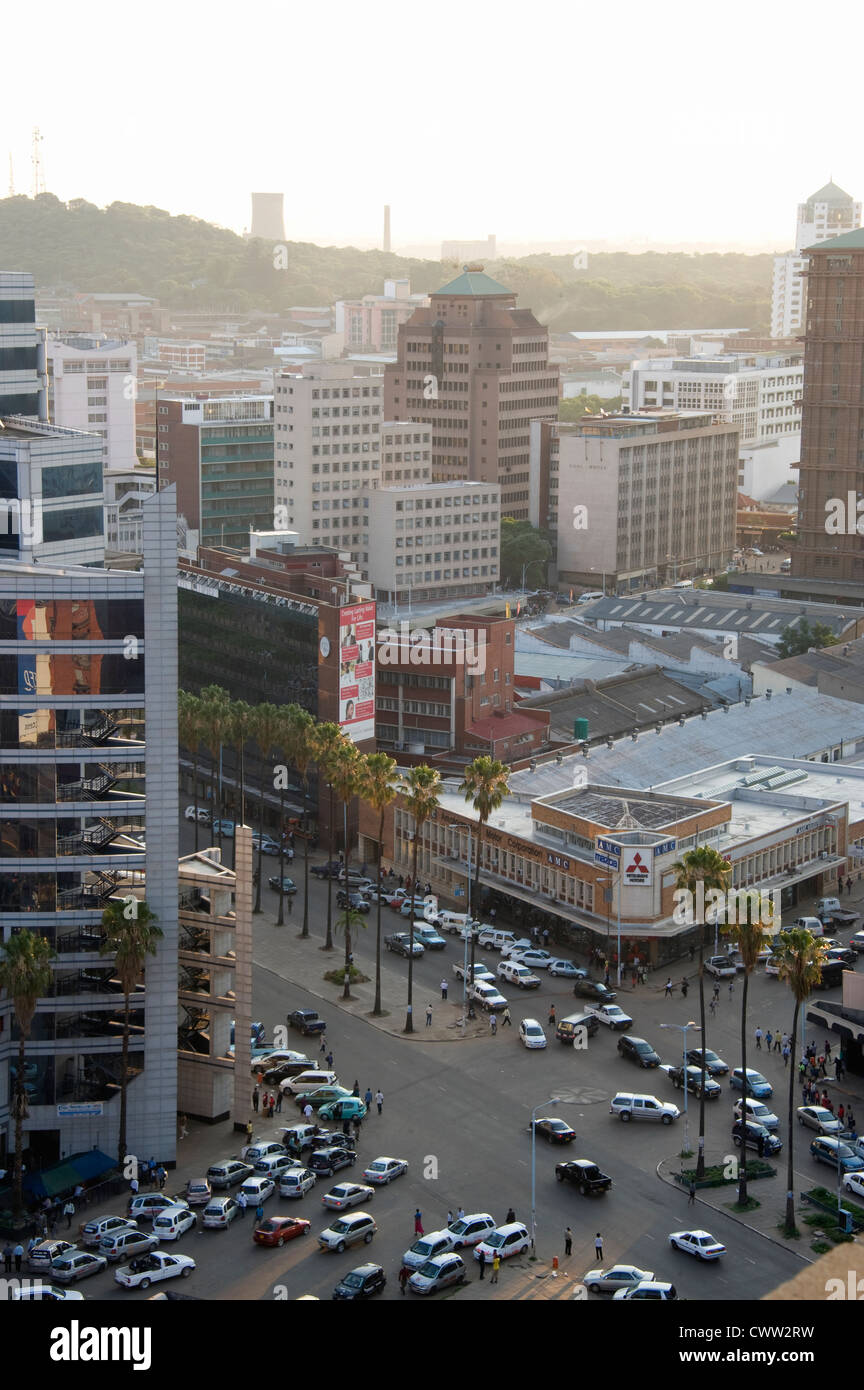 Harare City CDB and skyline Stock Photo - Alamy