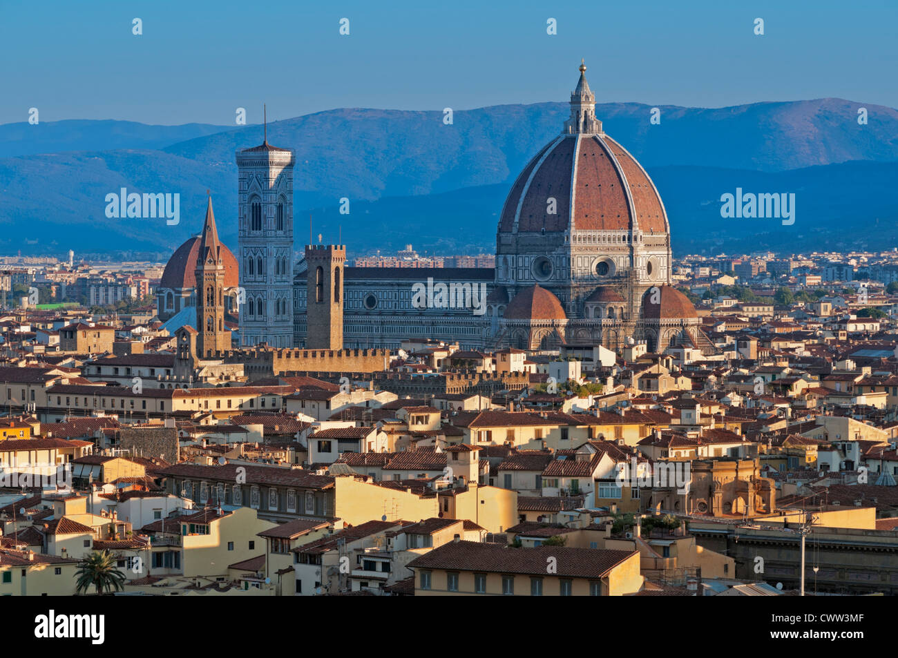 City view to Duomo Florence Tuscany Italy Stock Photo - Alamy