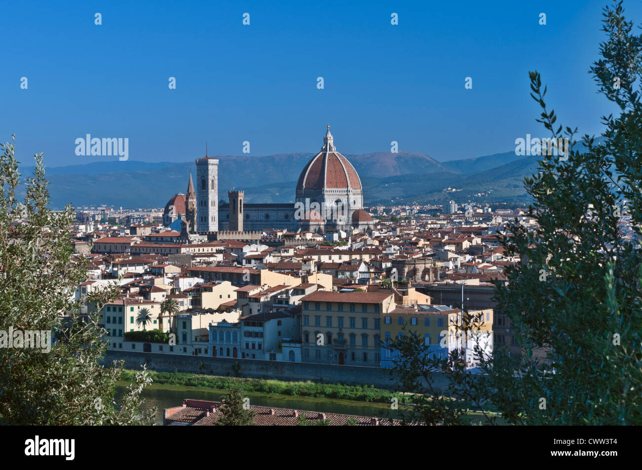City view to Duomo Florence Tuscany Italy Stock Photo - Alamy