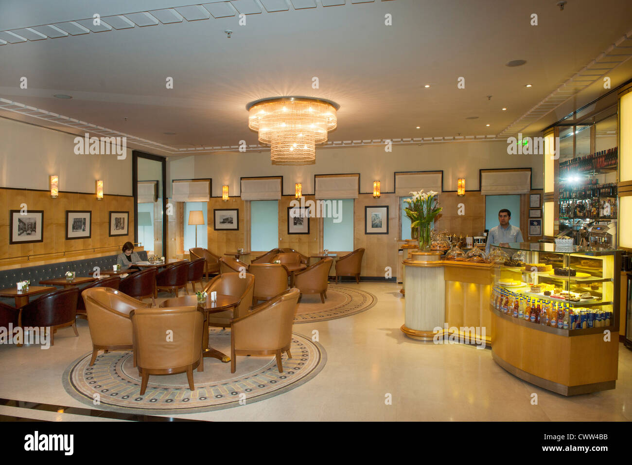 Türkei, Istanbul, Beyoglu, Tepebasi, Cafe im Pera-Museum Stock Photo